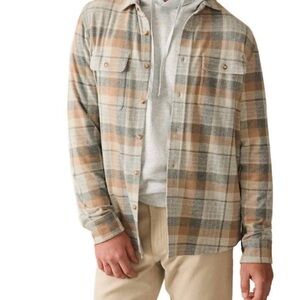 Faherty Plaid Lightweight Legend Sweater Flannel Shirt